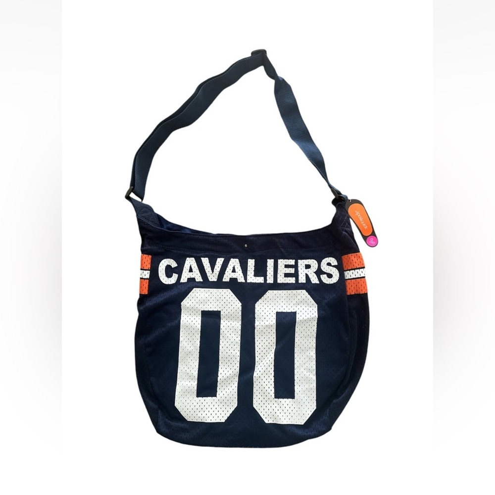 NWT Cavaliers Navy Blue and Orange Messenger Bag
